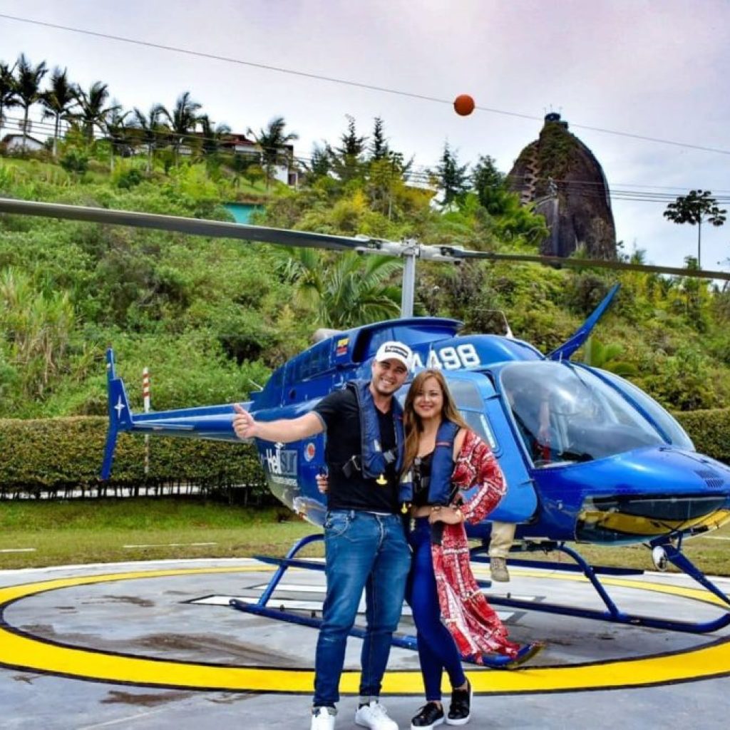 Tour en helicóptero en Guatapé